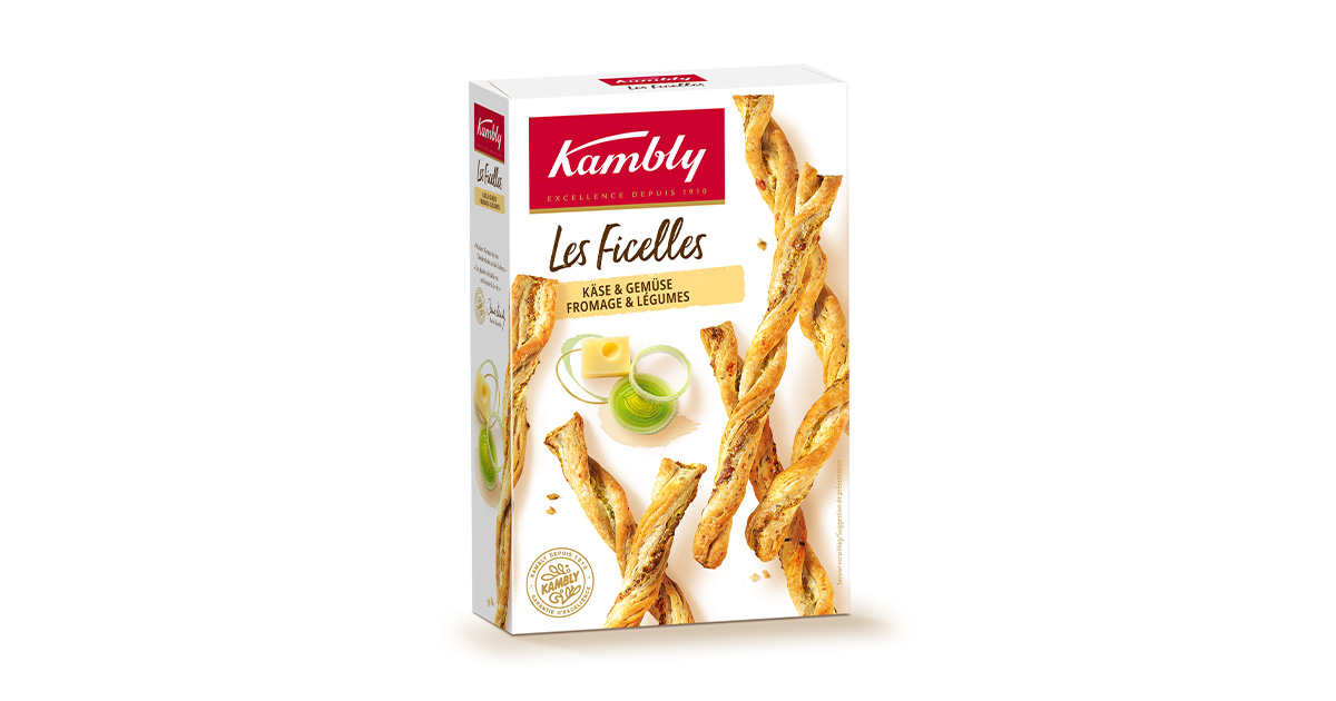 Kambly – Les Ficelles au Fromage et aux Légumes